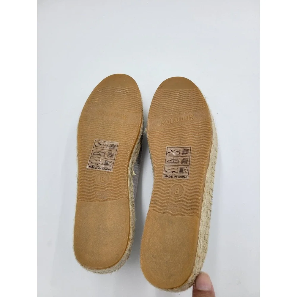 SOLUDOS NEW The Seville Smoking Slipper‎ Coche Gray- Size 8